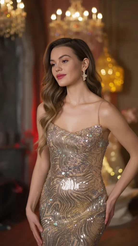 Glam Christmas Eve outfit ideas