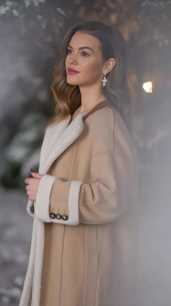 Faux-Fur Trimmed Coat