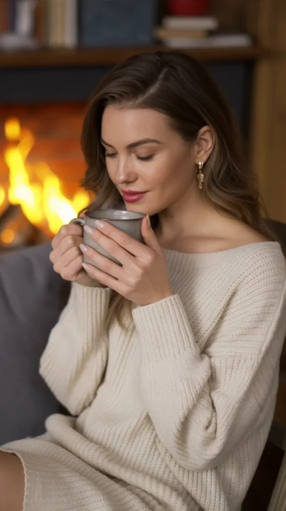 Cozy Knit Sweater Dress