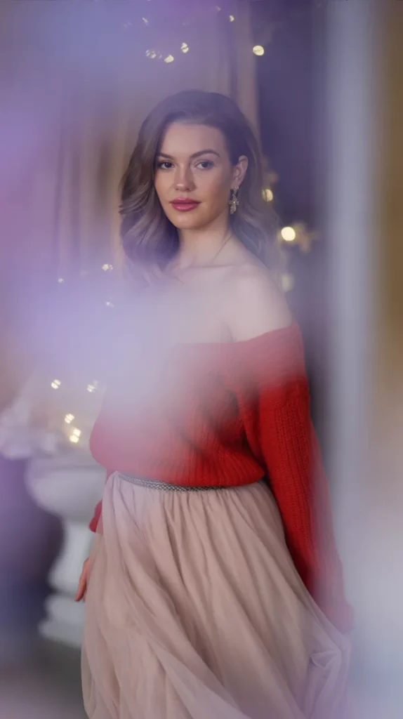 Tulle Skirt and Festive Sweater
