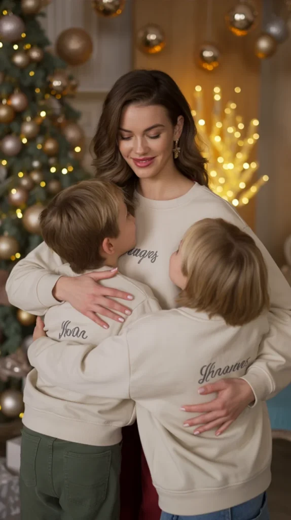 Matching Monogrammed Sweatshirts