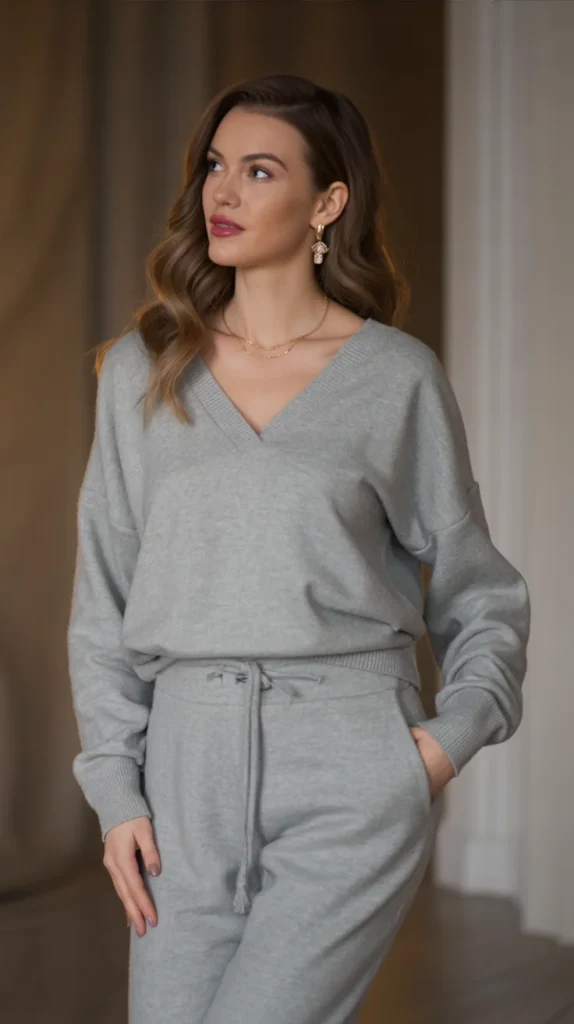 Gray Cashmere Set