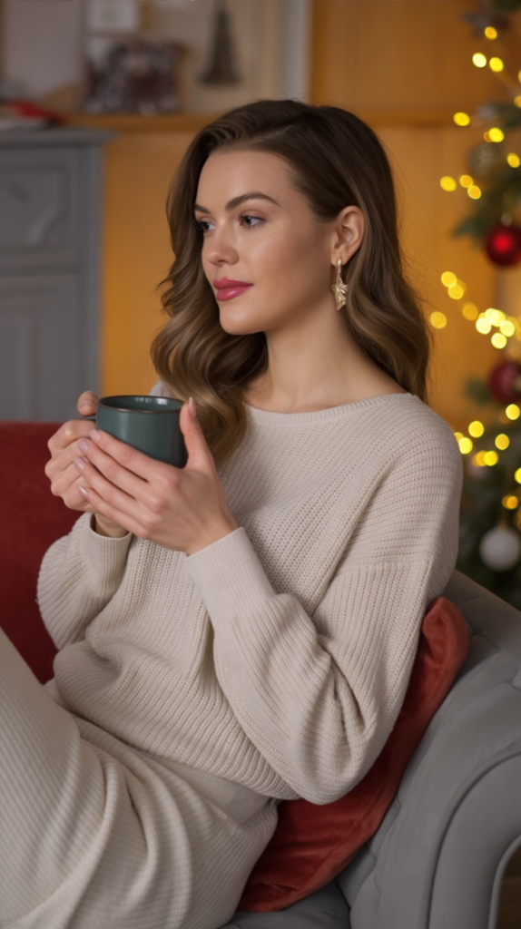 Cozy Knit Set in Winter White