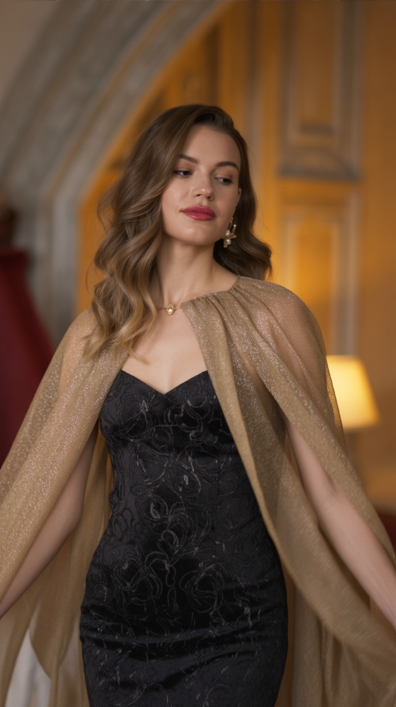 Glittery Cape or Shawl