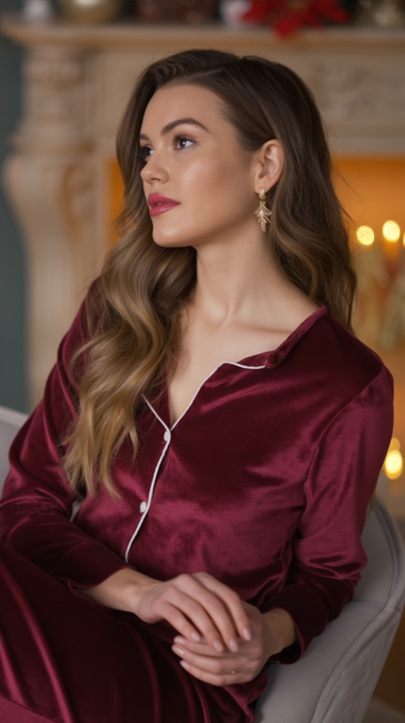 Velvet Holiday Pajamas