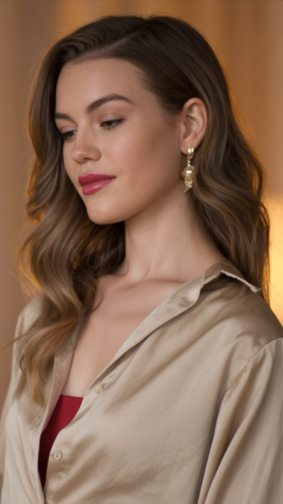 Vintage-Inspired Reclaimed Silk Blouse