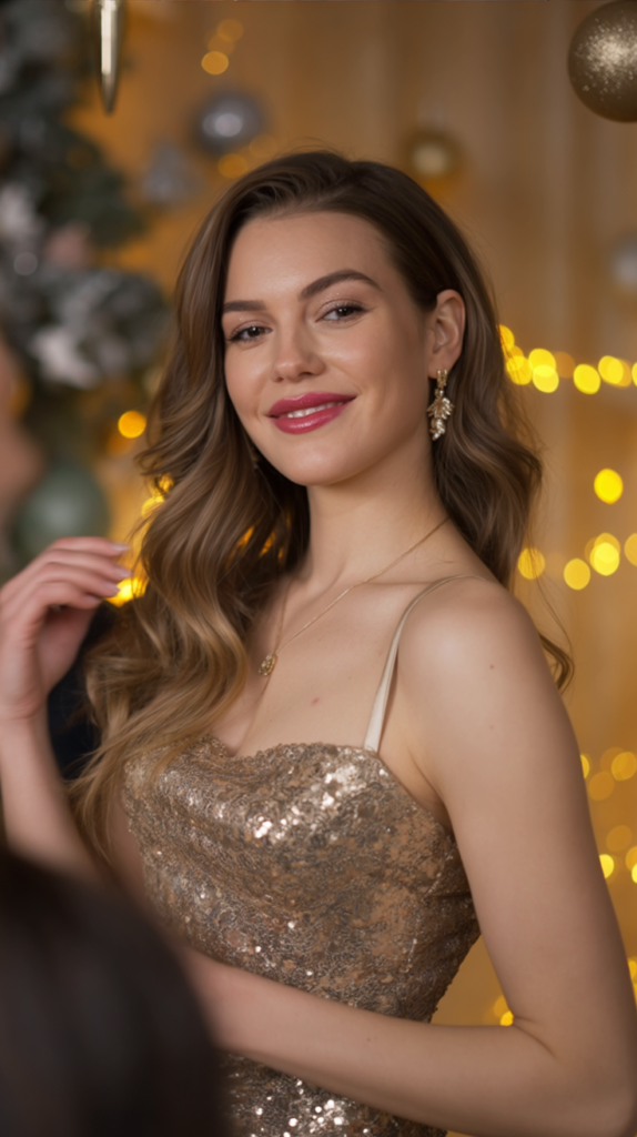 Glitter Christmas party outfit ideas