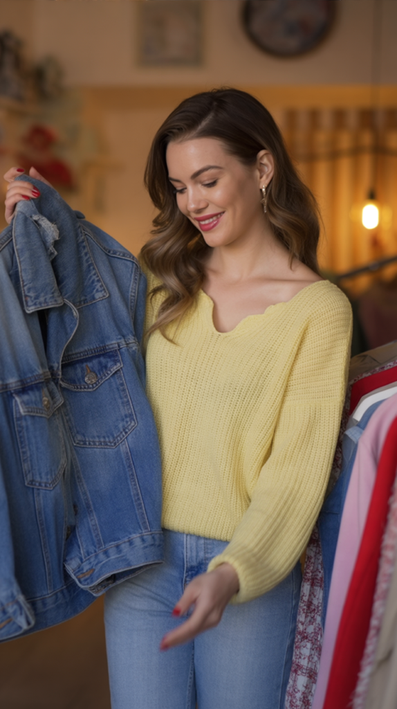 How to create a thrifted outfit