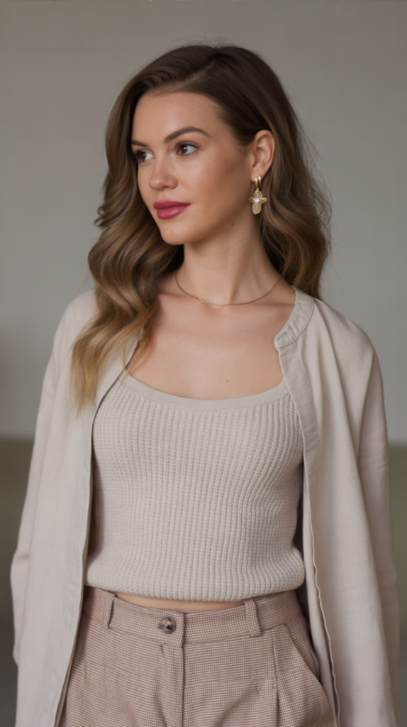 Neutral Set With Matching Top and Bottom