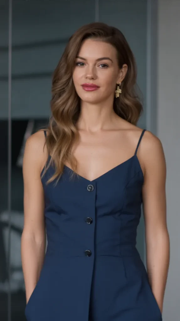 Simple Navy Work Outfit