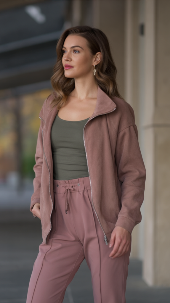 Zip-Up Jacket with Joggers