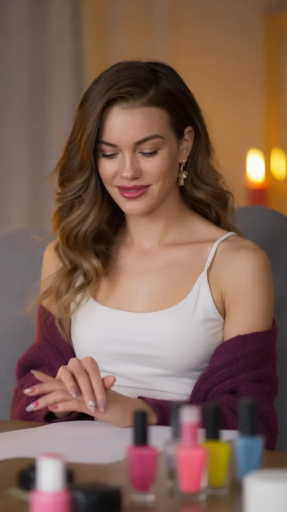 how to do nail art at home easy