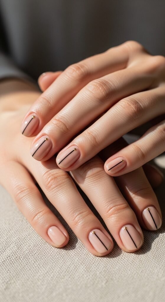how to do minimalist nail art