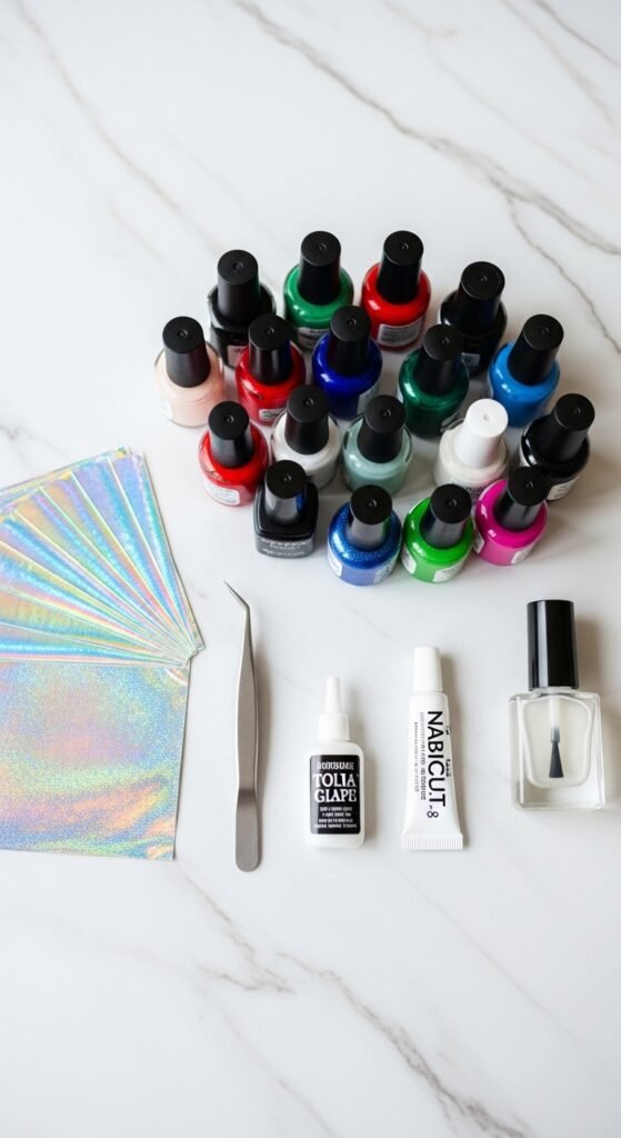 What You’ll Need for Foil Nail Art