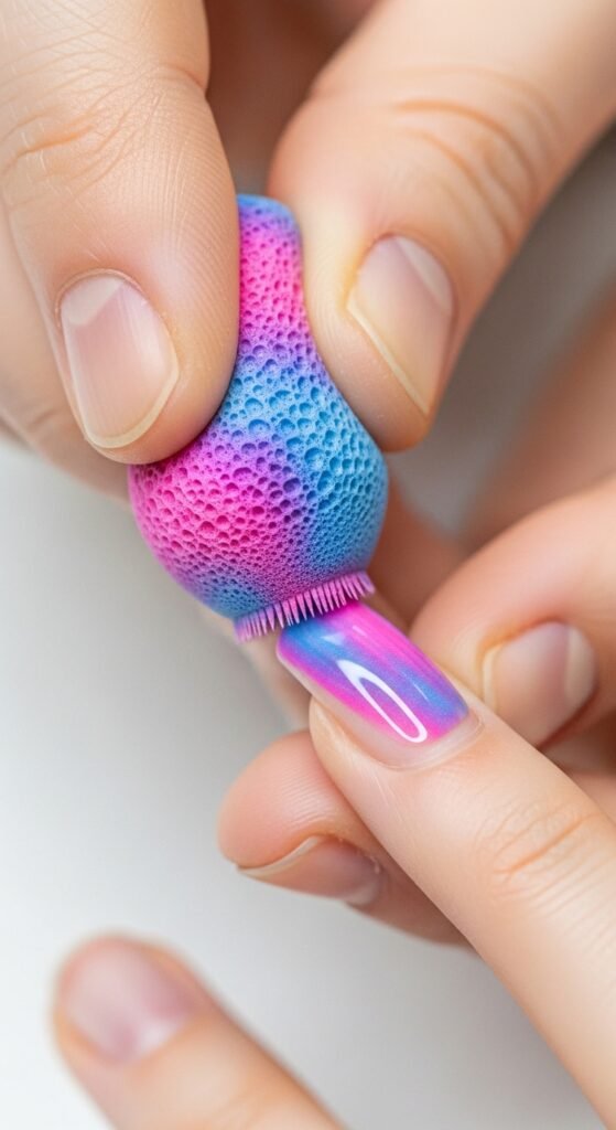 Create the Gradient with a Sponge