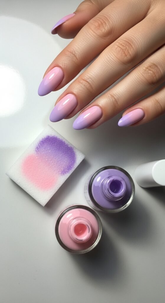 Gradient Glam With a Sponge