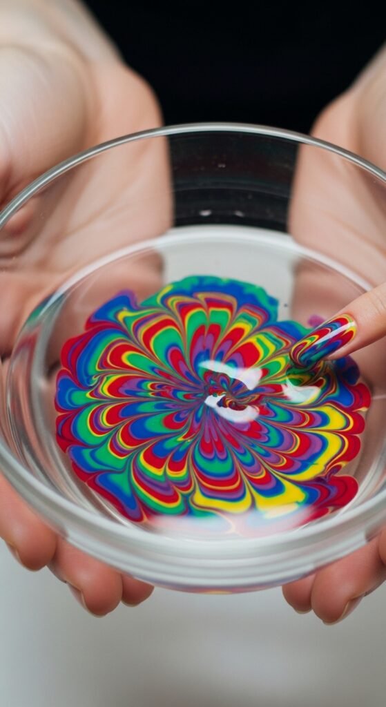 How to Do Nail Art With Water