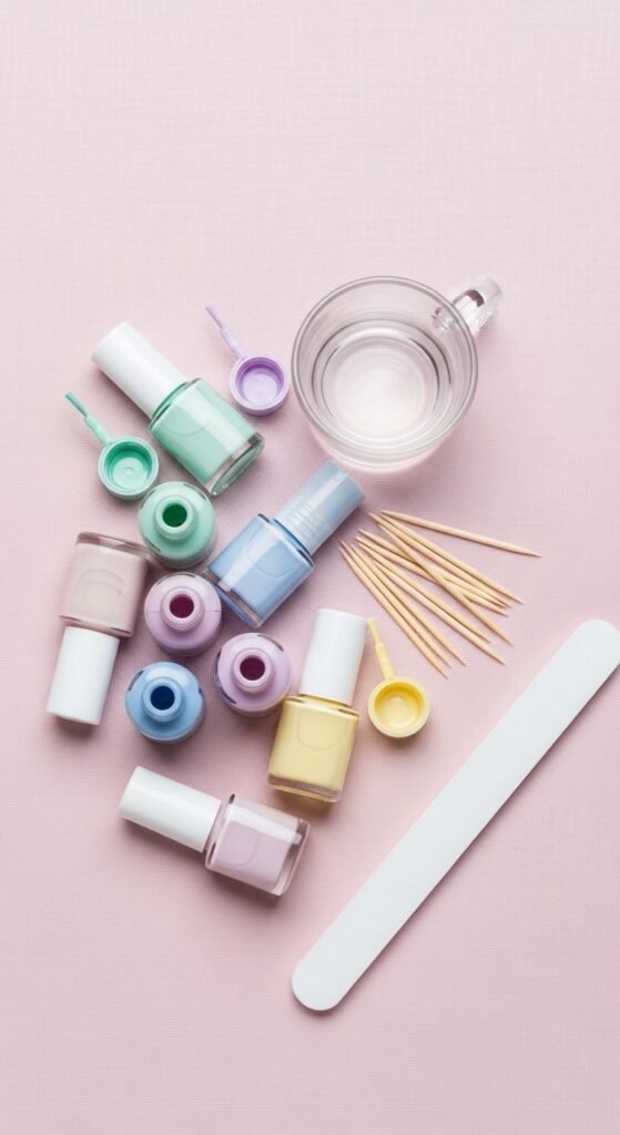 What You’ll Need for Marble Nails