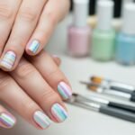 How to Do Nail Art With Stripes