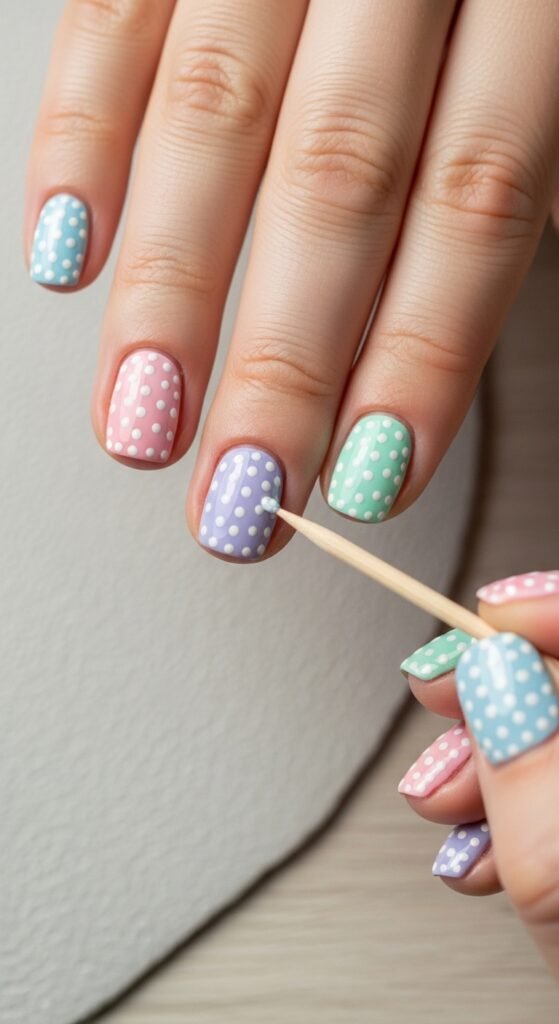 Use Toothpicks for Dots, Swirls, and Lines