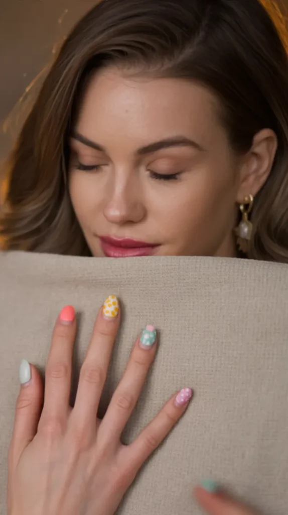 how to do nail art with dotting tool