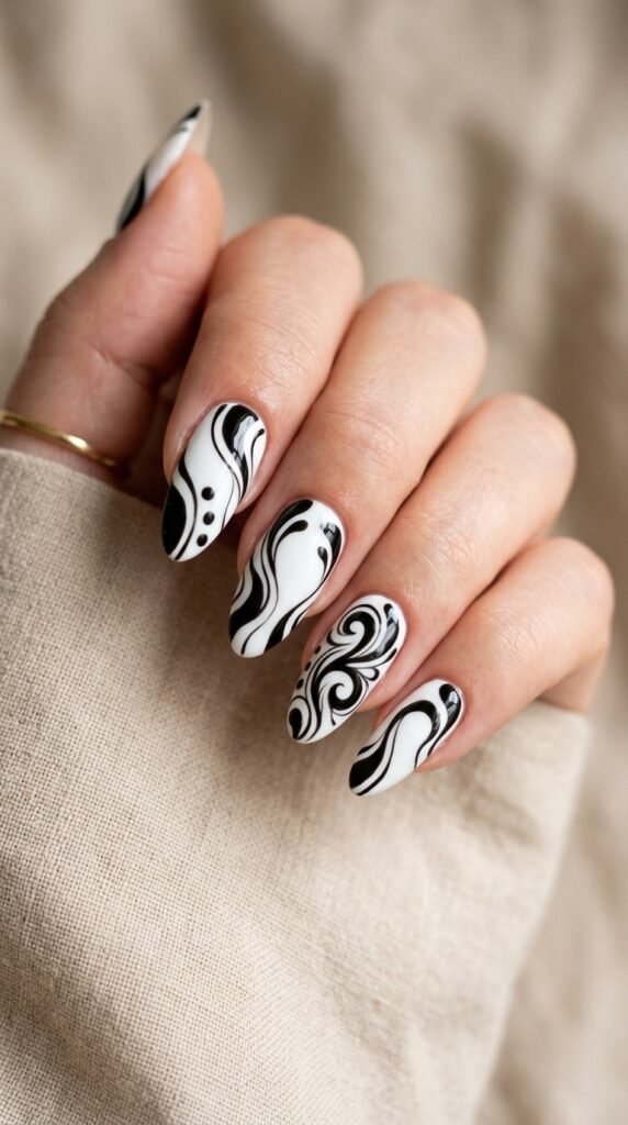 Try Trendy Black and White Patterns