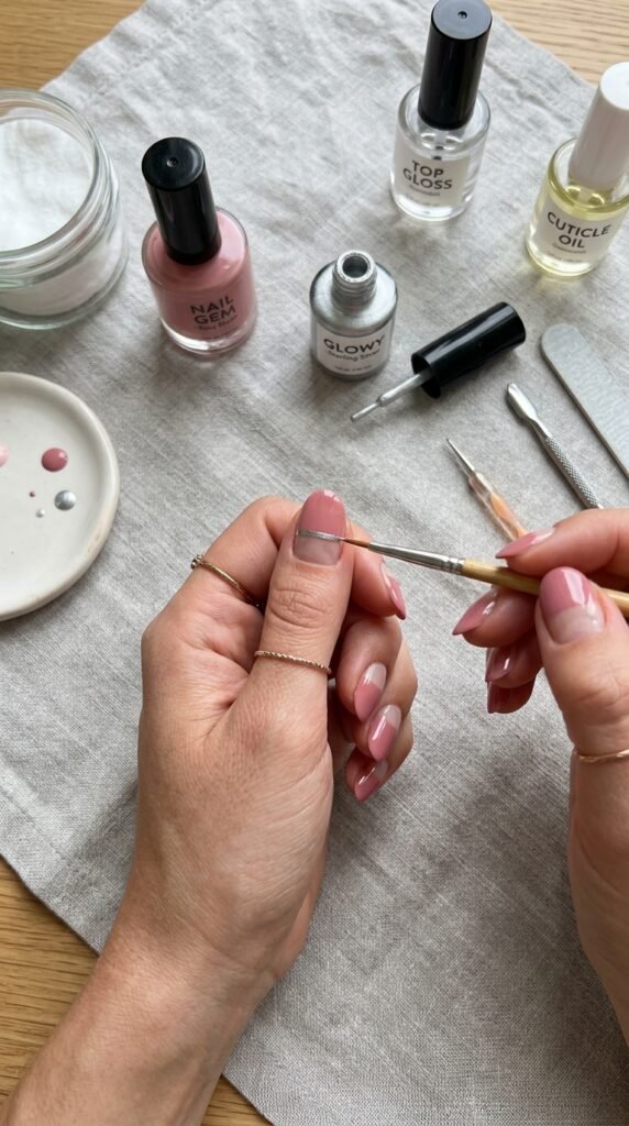 Step-by-Step Office Nail Art