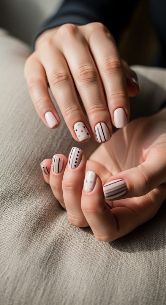 how to do nail art with normal polish