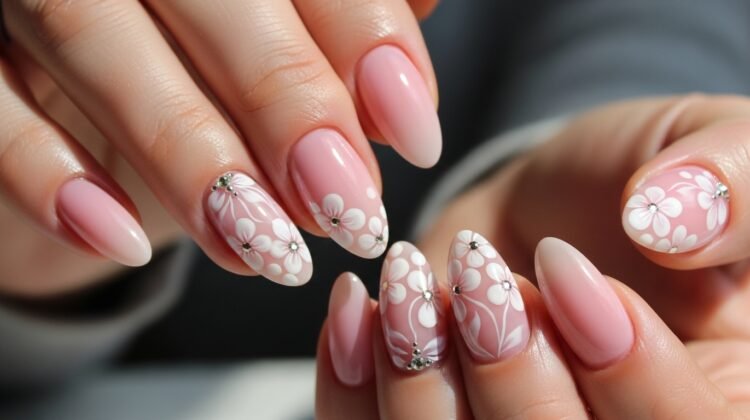 How to Do Nail Art With Flower Designs