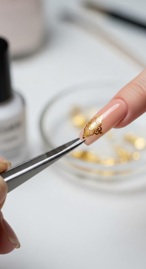 Apply the Nail Decals