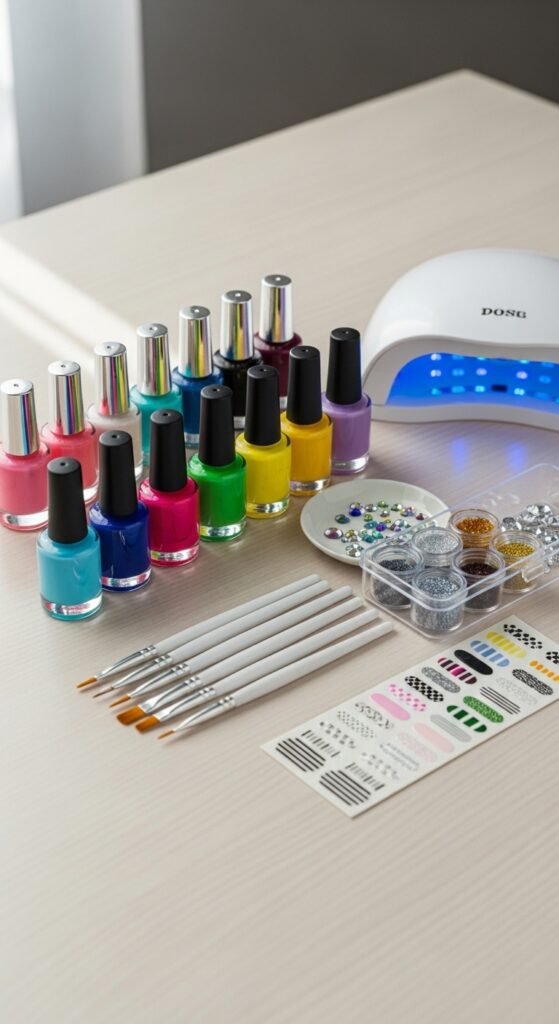 Gather Your Nail Art Supplies