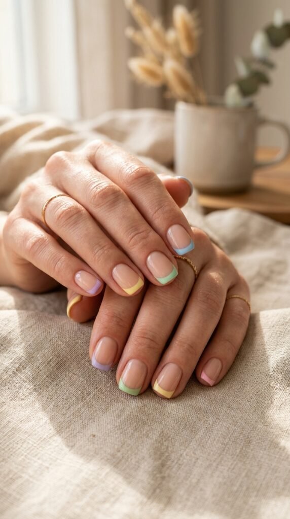 French Tip With a Twist