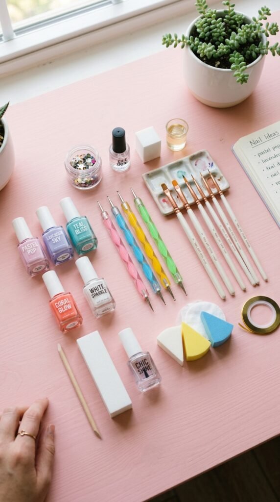 Gather Your Basic Nail Art Tools