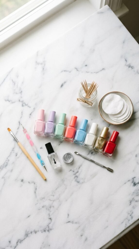 Gather Budget-Friendly Nail Art Supplies