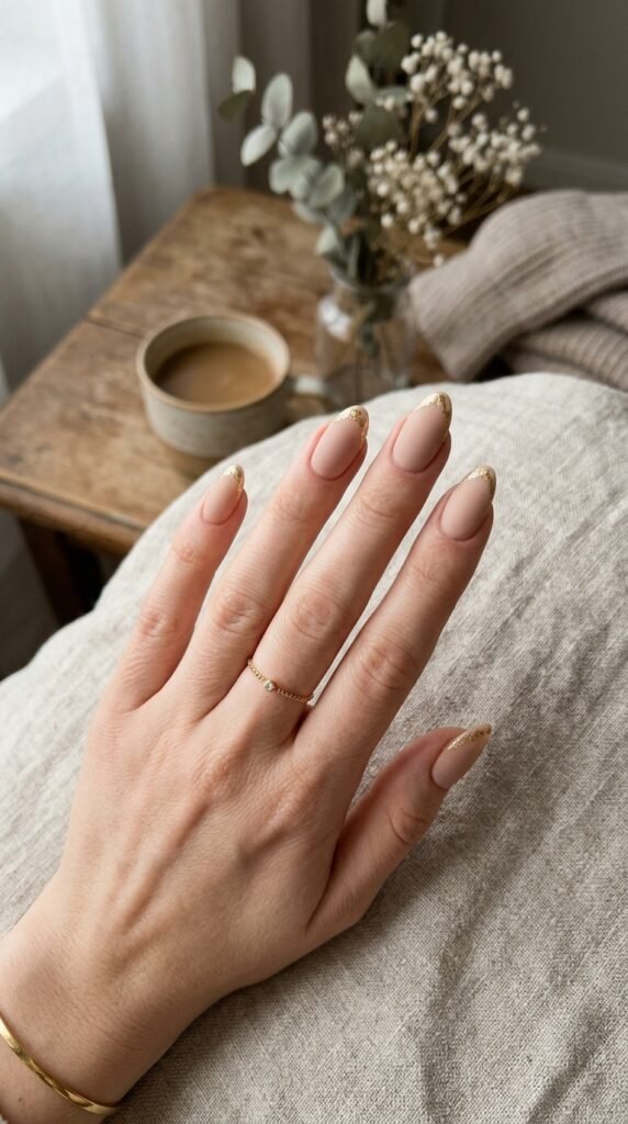 how to do nail art with nude colors