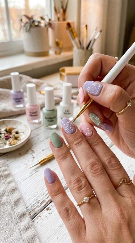 How to Do Nail Art With a Nail Pen