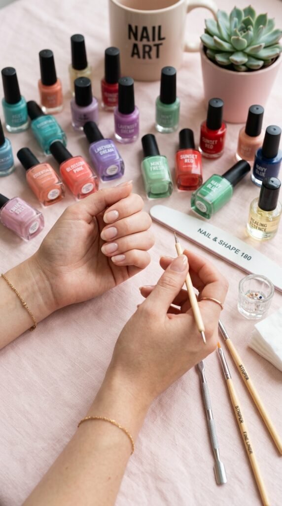 How to Do Nail Art Without Base Coat