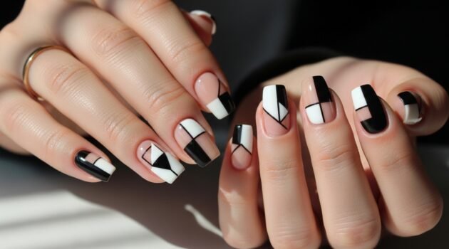 How to Do Geometric Nail Art