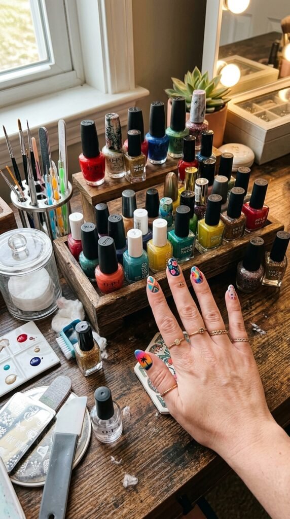 How to Do Nail Art Using Old Nail Polish