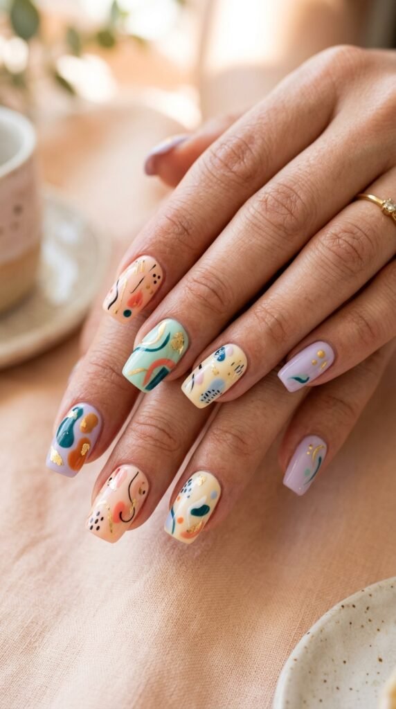 Abstract Nail Art